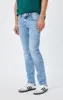 JAKE SLIM LEG IN LIGHT BRUSHED RECYCLED BLUE sold by Mavi