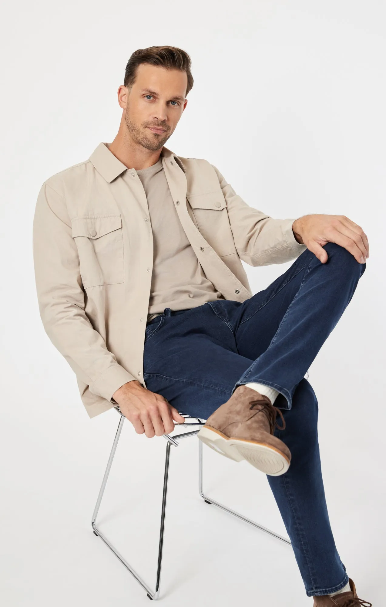 MARCUS SLIM STRAIGHT LEG IN DEEP BLUE SUPERMOVE sold by Mavi product image thumbnail 2