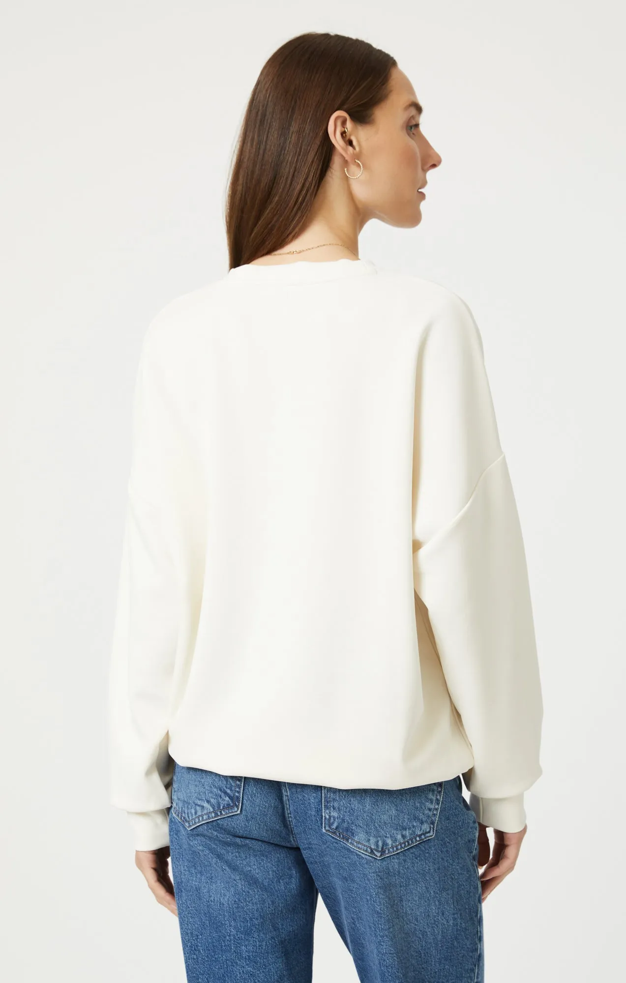 SWEATSHIRT IN ANTIQUE WHITE sold by Mavi product image thumbnail 3