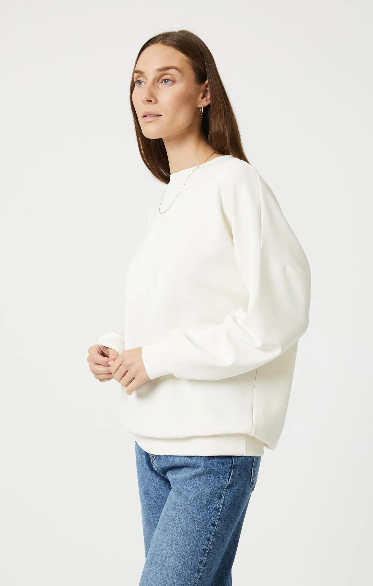 SWEATSHIRT IN ANTIQUE WHITE sold by Mavi product image thumbnail 2