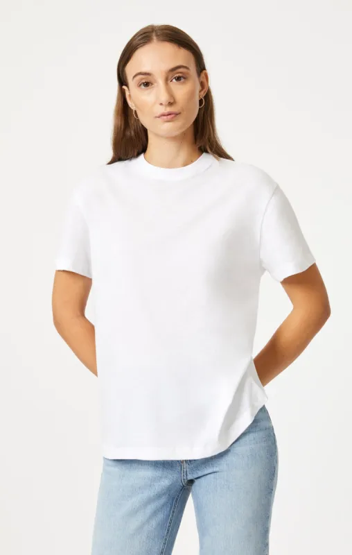 CREW NECK T-SHIRT IN WHITE sold by Mavi