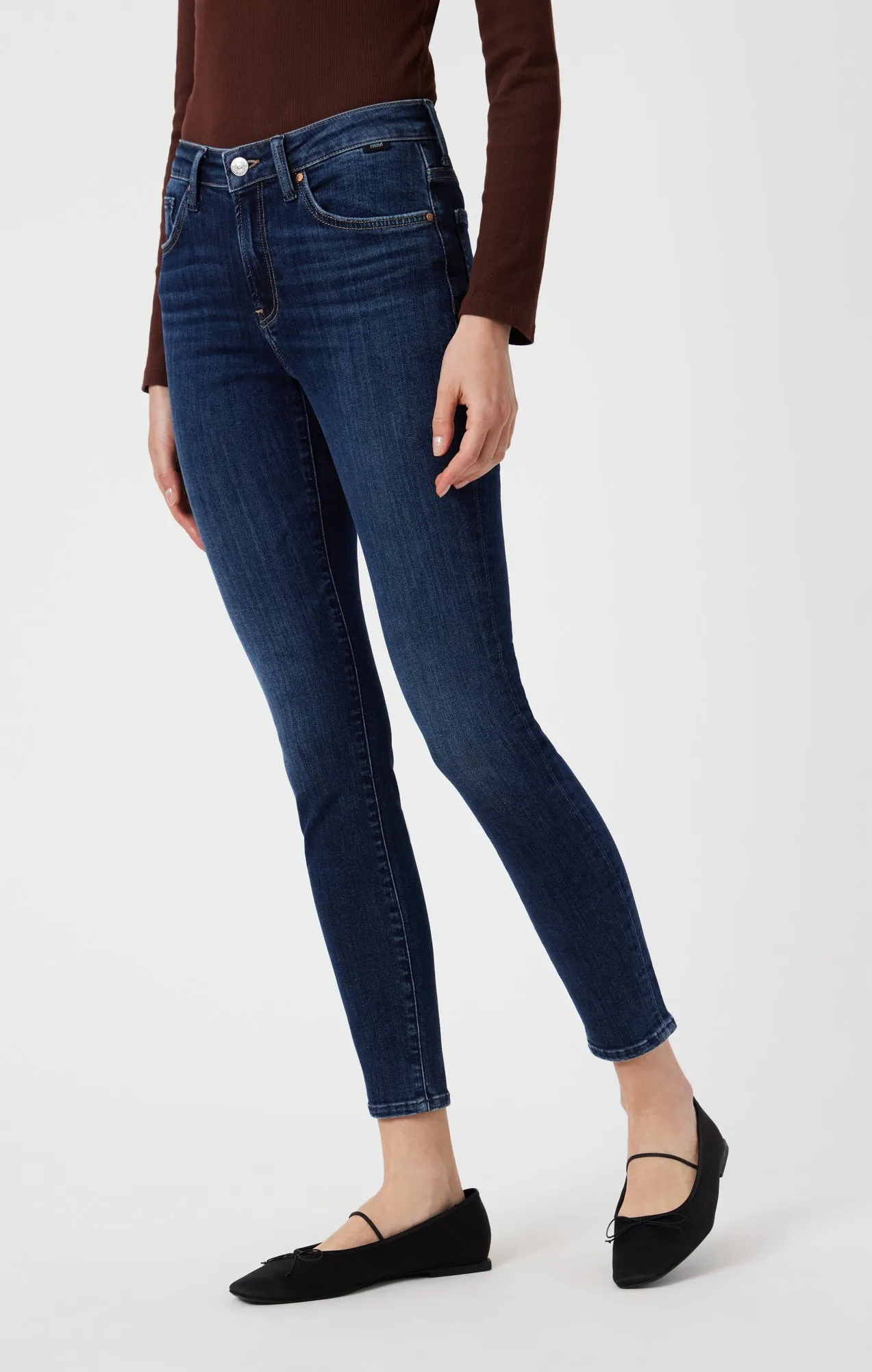 TESS SKINNY IN DARK BRUSHED FLEX BLUE sold by Mavi product image thumbnail 3