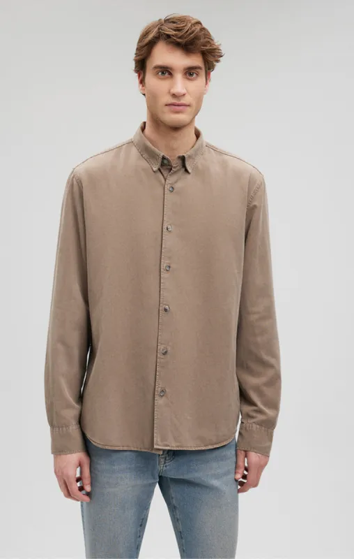 BUTTON-UP LONG SLEEVE SHIRT IN PURE CASHMERE sold by Mavi
