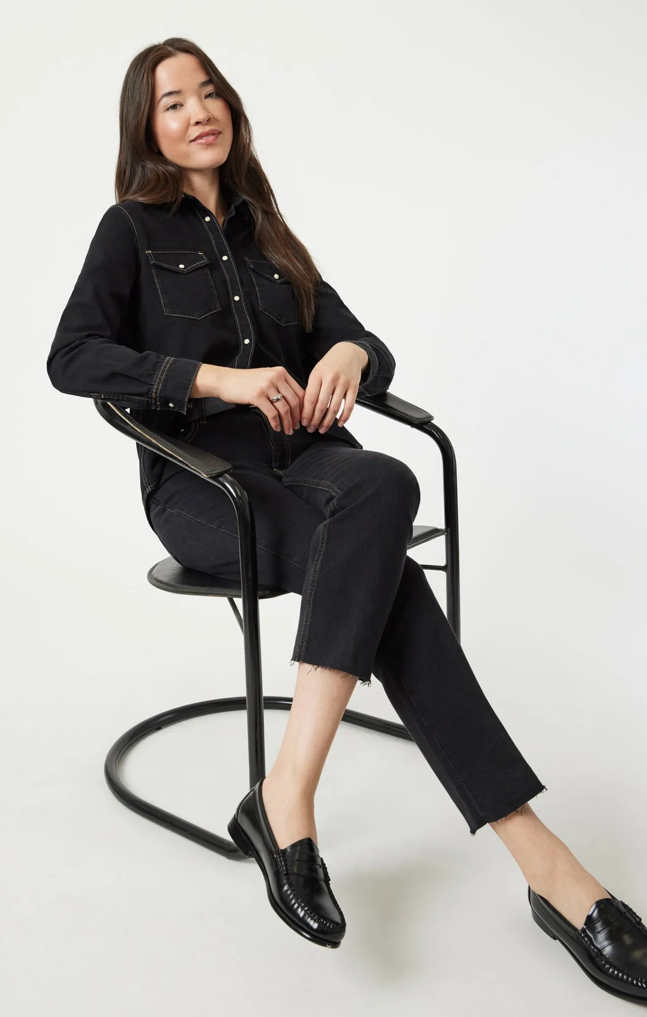 NEW YORK STRAIGHT LEG IN DEEP SMOKE CLASSIC BLUE sold by Mavi