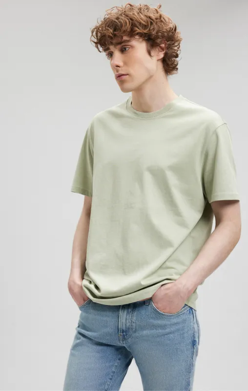 CLASSIC CREW NECK T-SHIRT IN DESERT SAGE sold by Mavi