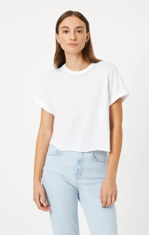 CROPPED T-SHIRT IN WHITE sold by Mavi