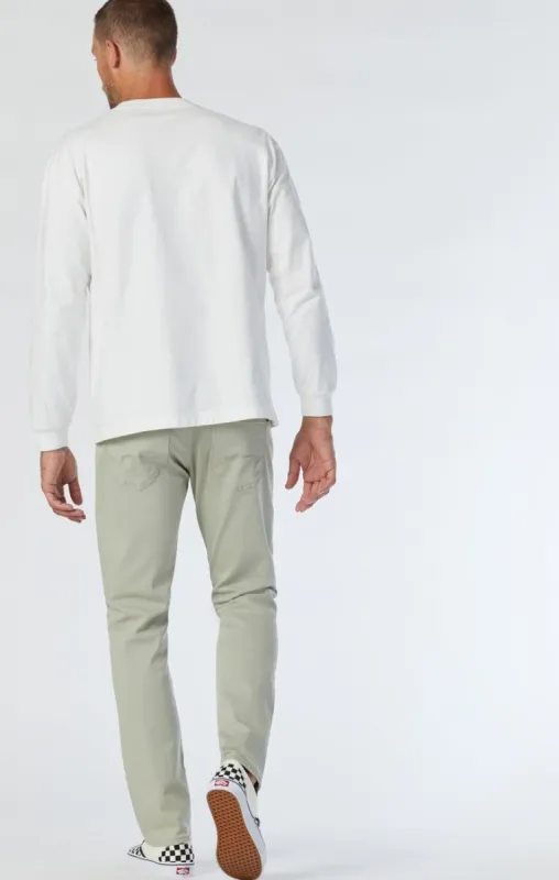 MARCUS SLIM STRAIGHT LEG JEANS IN TEA SUPERMOVE sold by Mavi