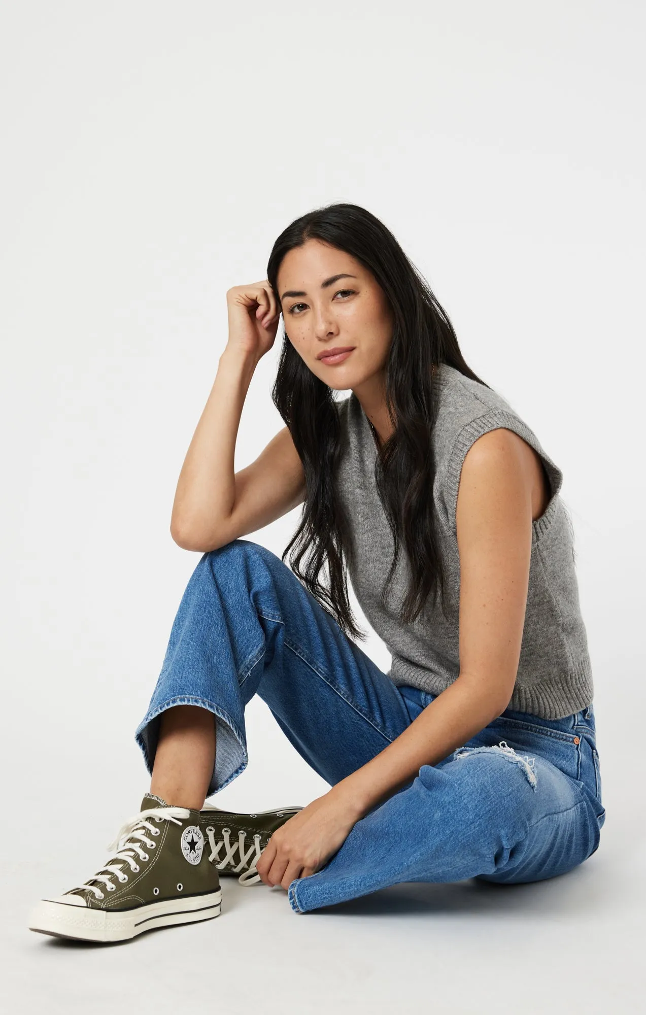 BARCELONA WIDE LEG IN DARK RECYCLED BLUE sold by Mavi product image thumbnail 2