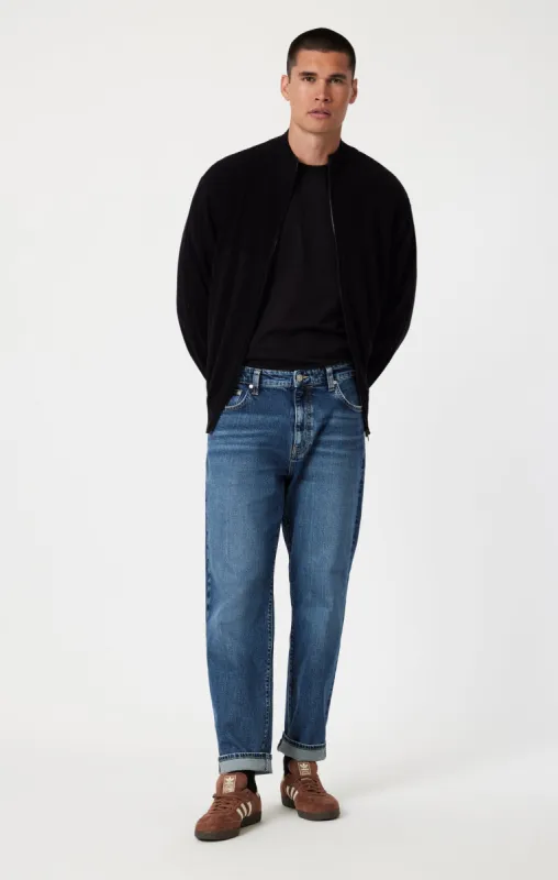 MARCEL RELAXED STRAIGHT LEG IN MID BRUSHED CLASSIC BLUE sold by Mavi
