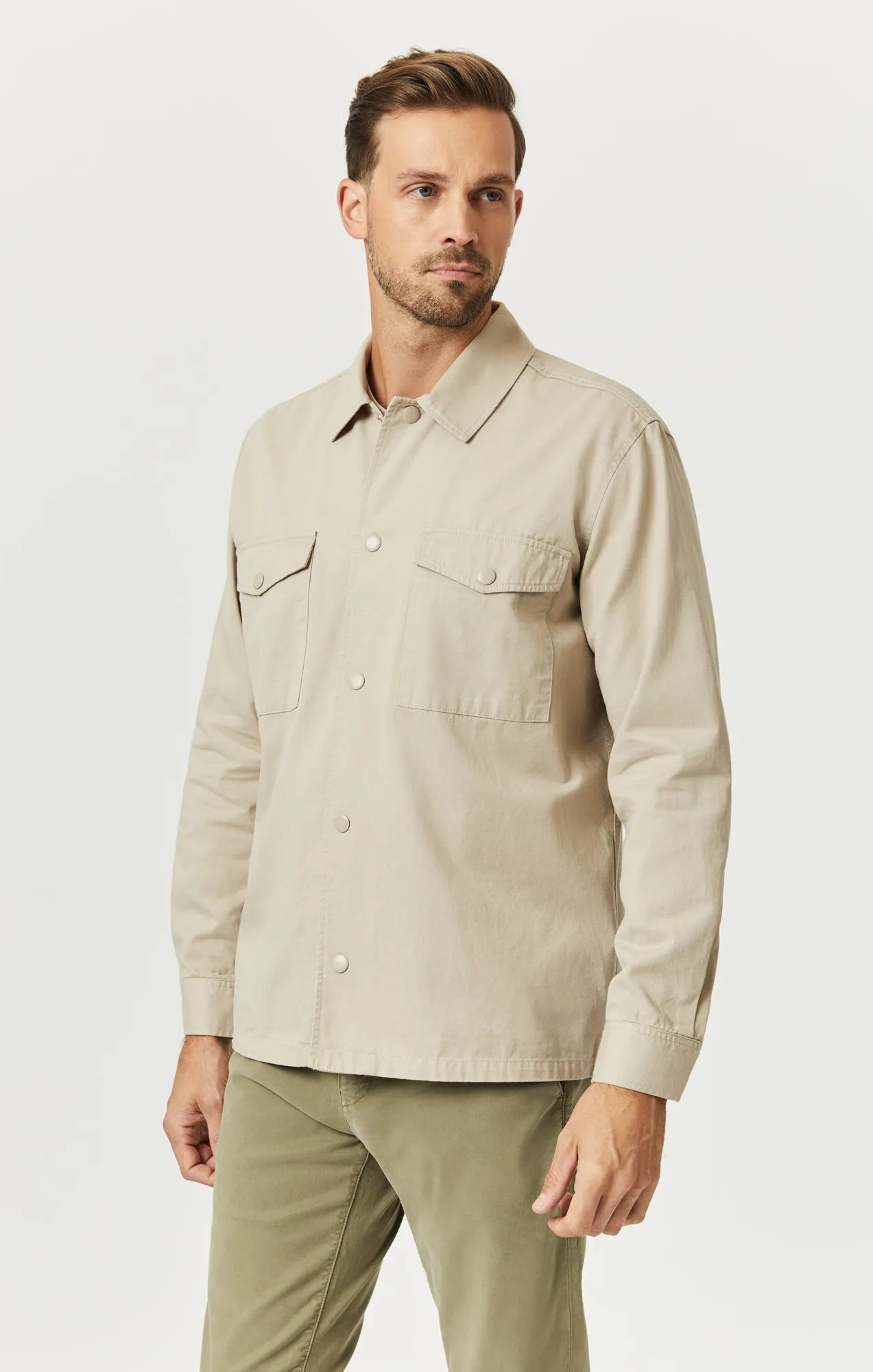 DOUBLE POCKET OVERSHIRT IN PURE CASHMERE sold by Mavi product image thumbnail 2