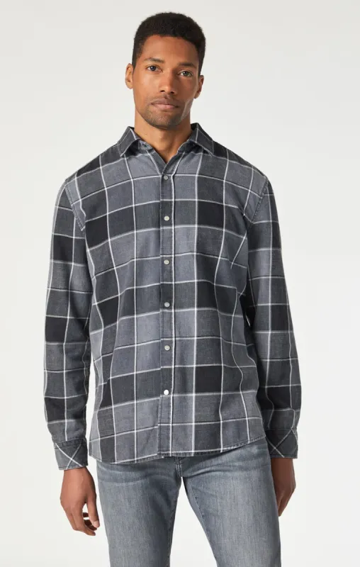 CHECK SHIRT IN BLACK INDIGO CHECK sold by Mavi