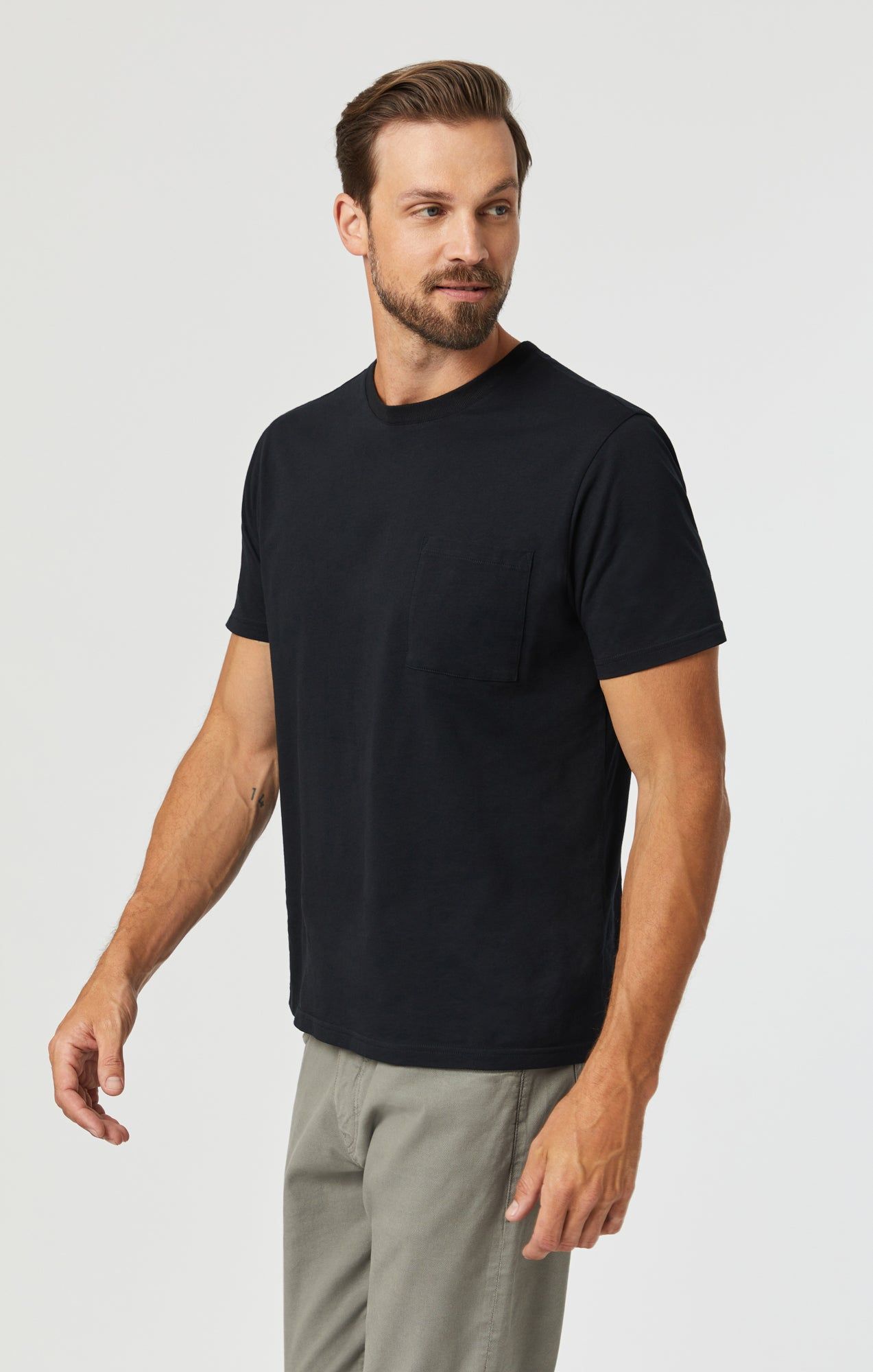 POCKET T-SHIRT IN JET BLACK sold by Mavi product image thumbnail 2
