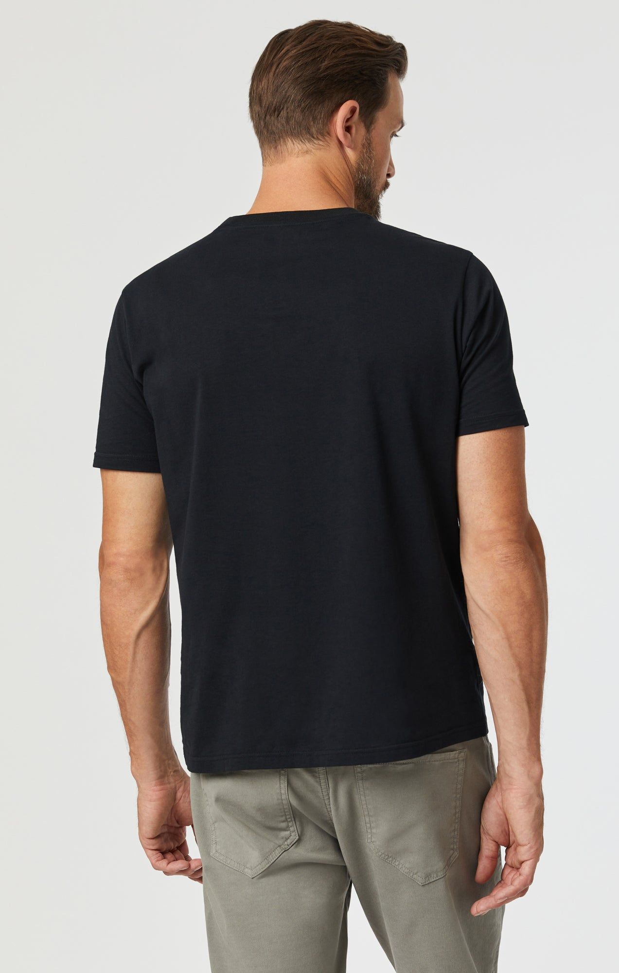 POCKET T-SHIRT IN JET BLACK sold by Mavi product image thumbnail 3