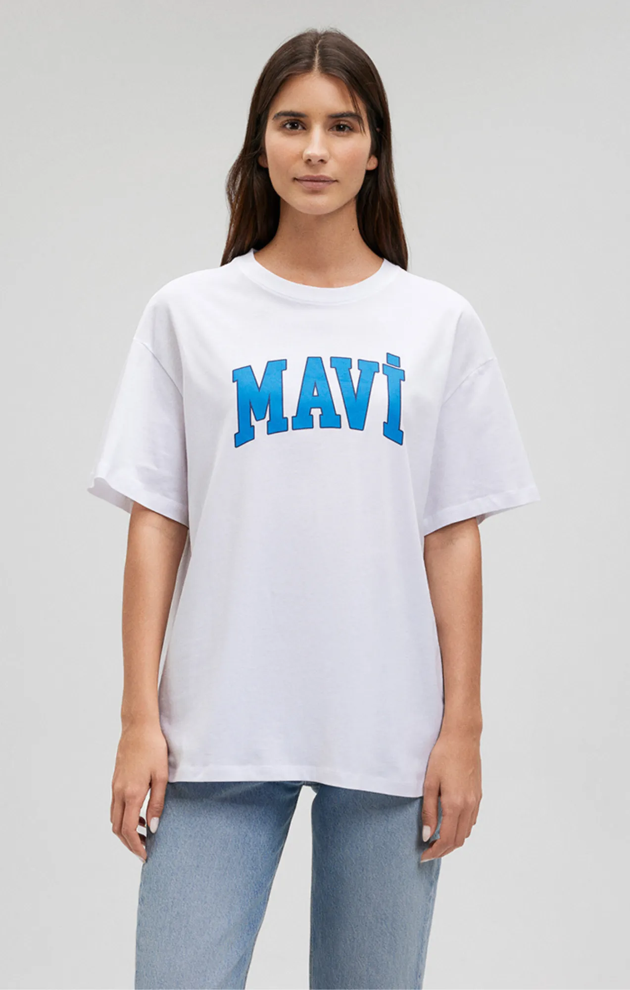 MAVI LOGO T-SHIRT IN BRIGHT WHITE sold by Mavi product image thumbnail 3