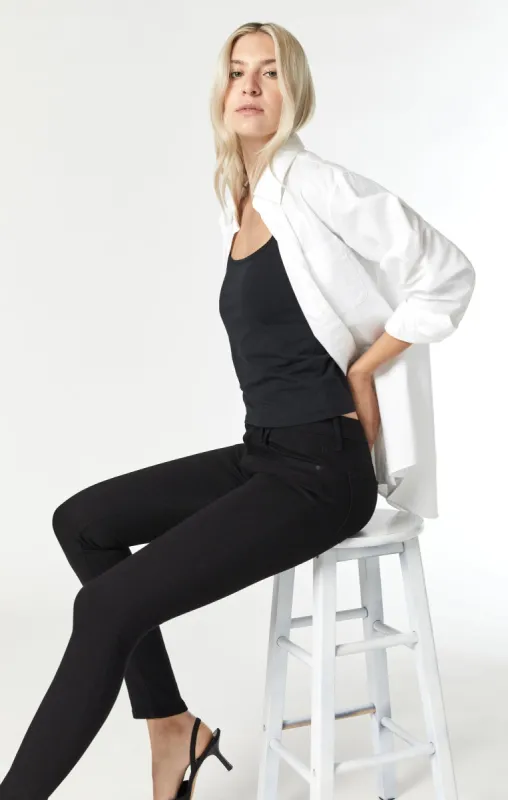 ADRIANA SUPER SKINNY JEANS IN DOUBLE BLACK TRIBECA sold by Mavi