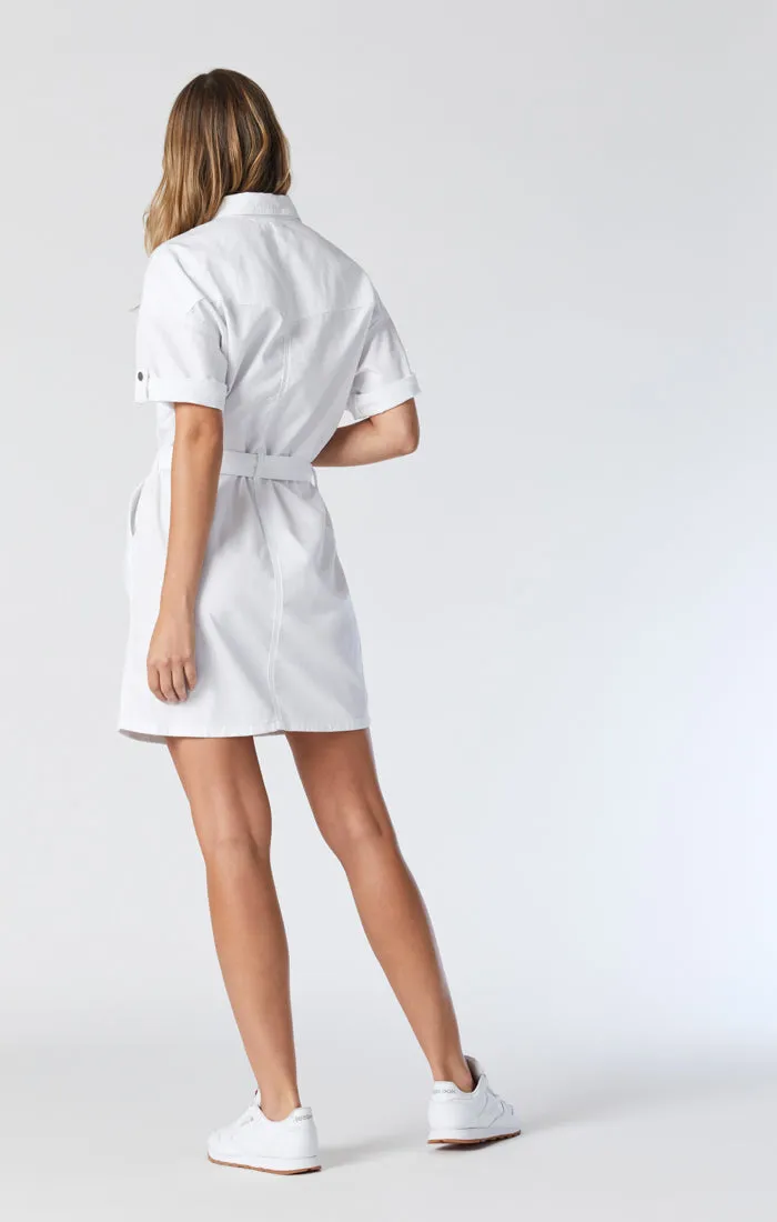 AVERY DENIM SHIRT DRESS IN WHITE DENIM sold by Mavi product image thumbnail 2