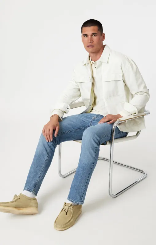 MARCUS SLIM STRAIGHT LEG IN LIGHT BRUSHED CLASSIC BLUE sold by Mavi