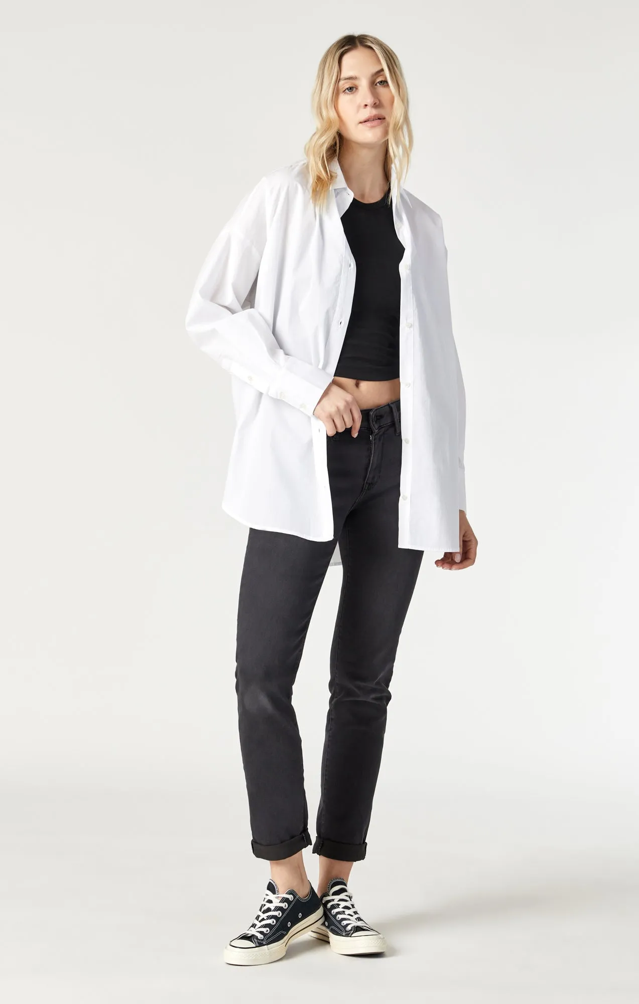 LONG SLEEVE SHIRT IN ANTIQUE WHITE sold by Mavi product image thumbnail 5