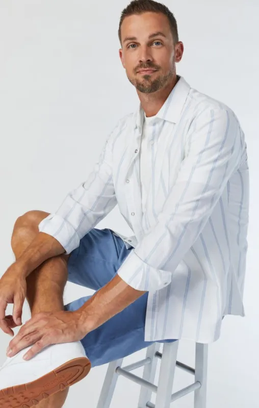 JACOB SHORTS IN QUIET HARBOR TWILL sold by Mavi