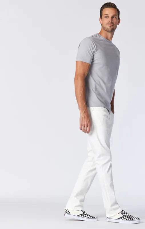 MARCUS SLIM STRAIGHT LEG JEANS IN EGRET SUPERMOVE sold by Mavi