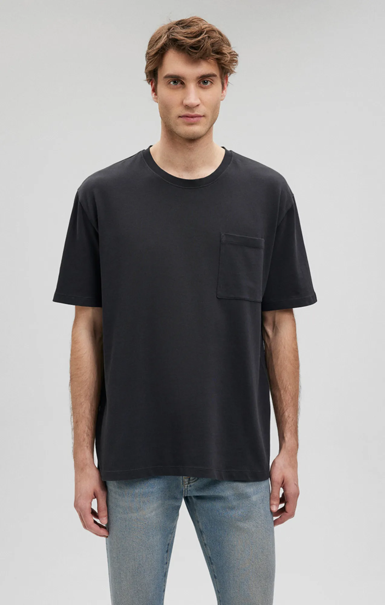 POCKET T-SHIRT IN PIRATE BLACK sold by Mavi product image thumbnail 4