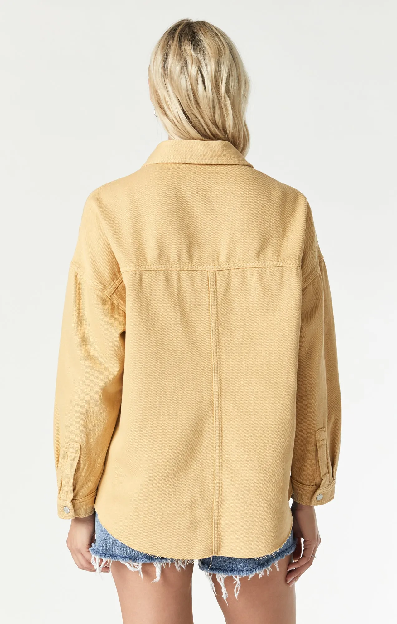 TAMARA OVERSIZED DENIM SHIRT IN MOONSTONE DENIM sold by Mavi product image thumbnail 3