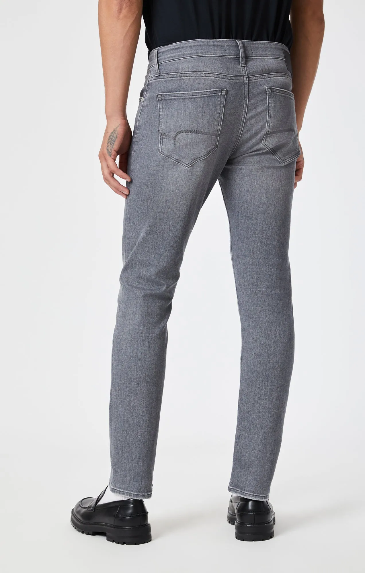 MARCUS SLIM STRAIGHT LEG IN MID GREY FEATHER BLUE sold by Mavi product image thumbnail 4