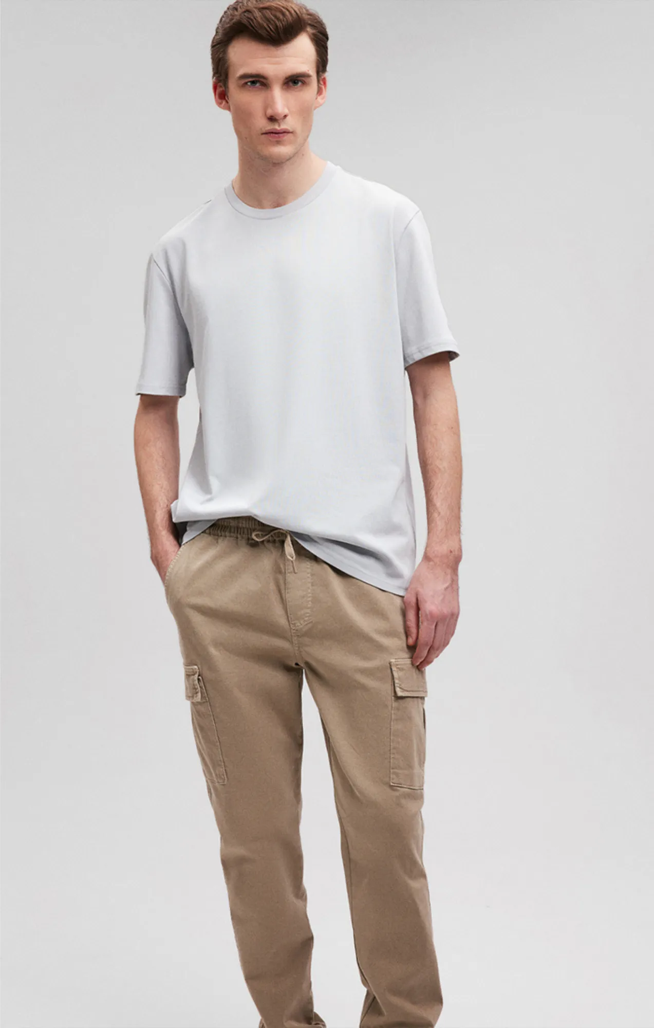 HEAVY WEIGHT T-SHIRT IN PEARL BLUE sold by Mavi product image thumbnail 2