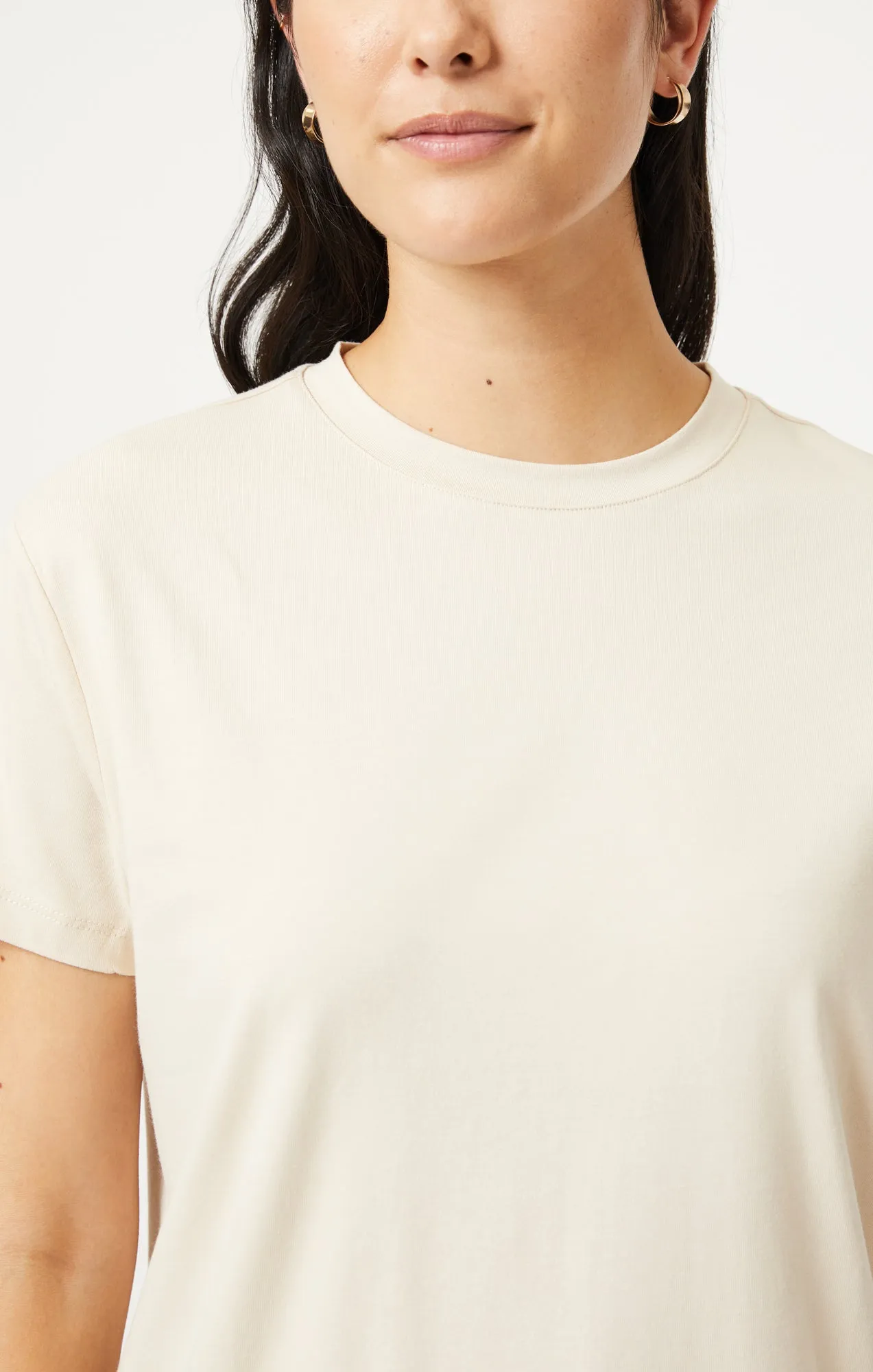 CREW NECK T-SHIRT IN BEIGE NATURAL DYE sold by Mavi product image thumbnail 5