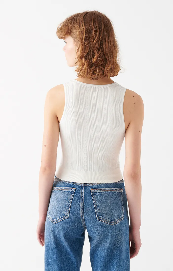 WOMEN'S TANK TOP IN ANTIQUE WHITE sold by Mavi product image thumbnail 2