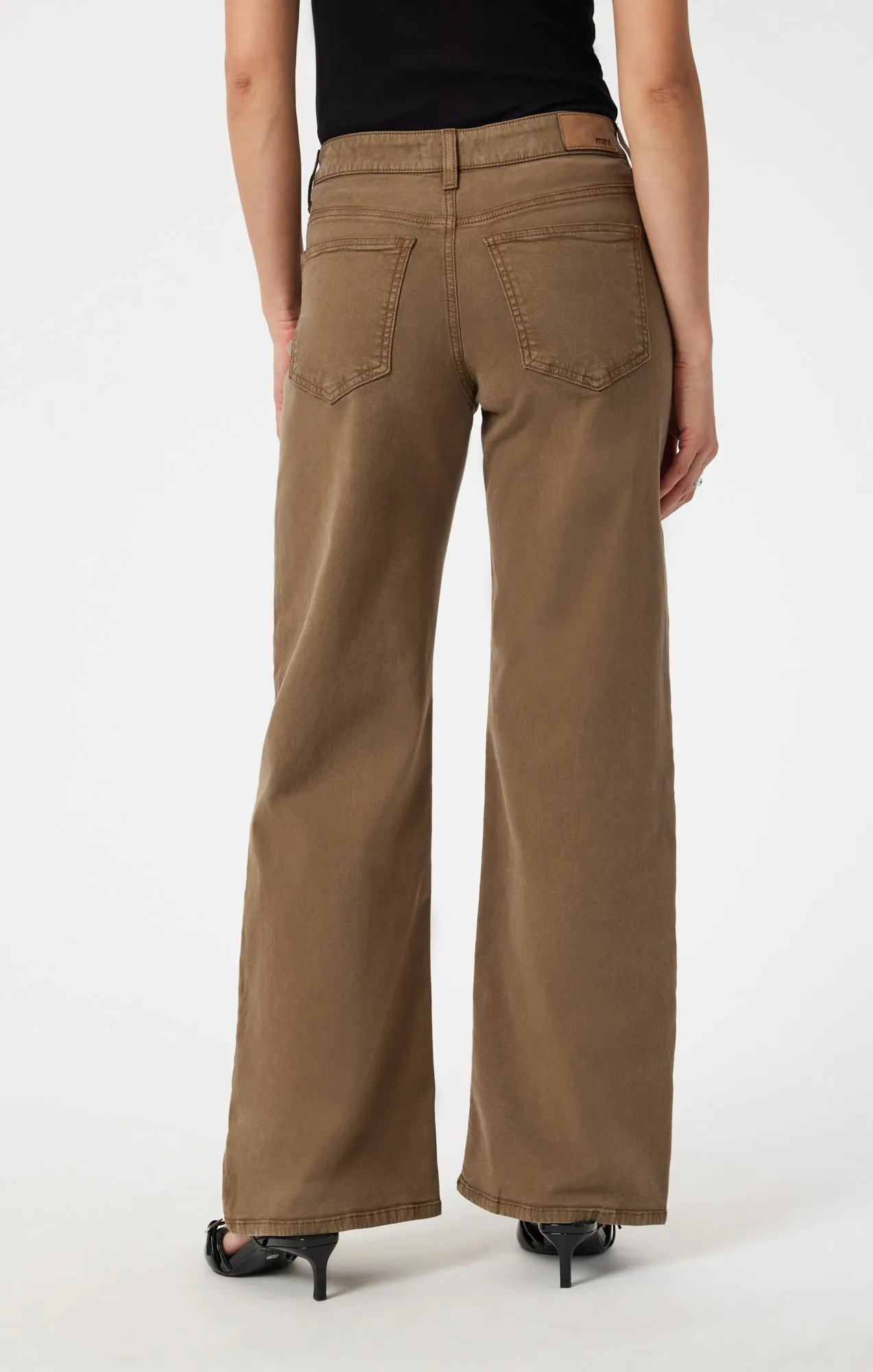ALENA WIDE LEG IN BRINDLE LUXE TWILL sold by Mavi product image thumbnail 5