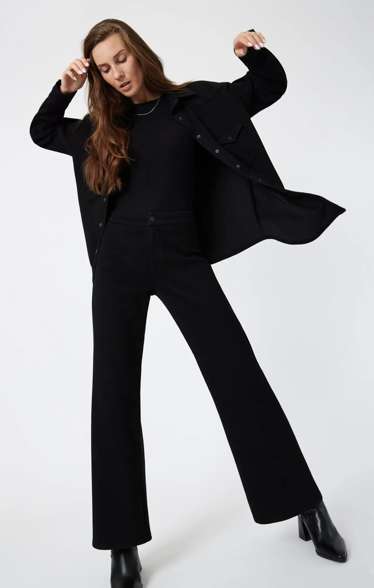 SHERRY WIDE LEG IN SMOKE MOVE sold by Mavi product image thumbnail 2