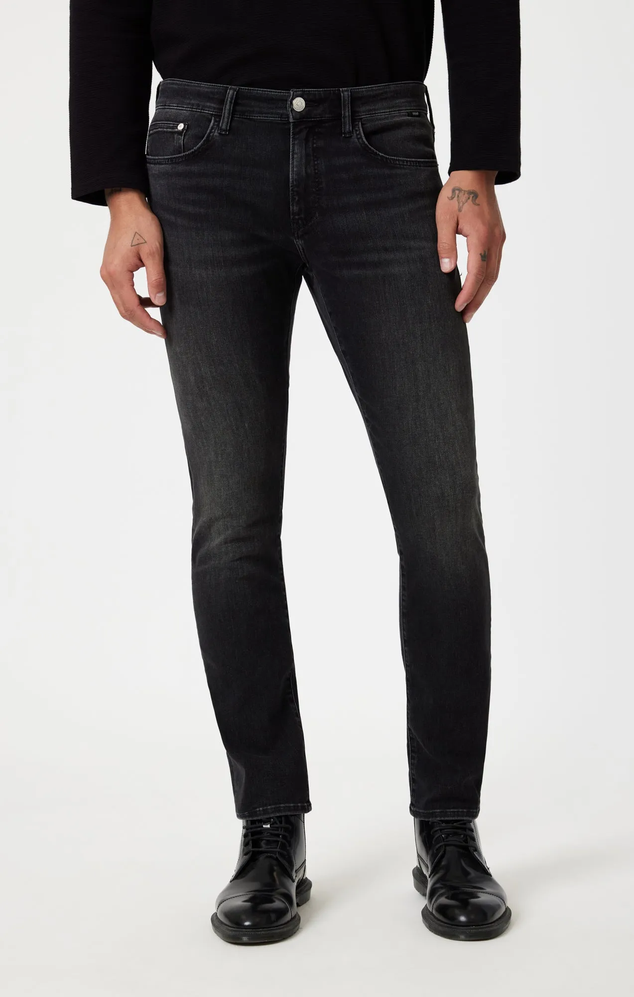 JAKE SLIM LEG IN SMOKE BRUSHED FEATHER BLUE sold by Mavi product image thumbnail 3