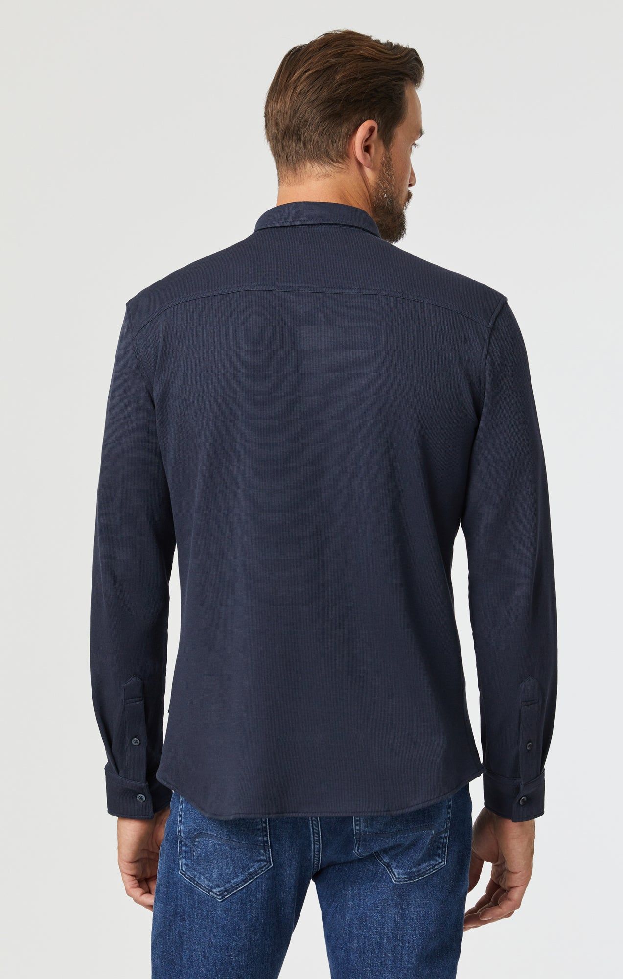 LONG SLEEVE SHIRT IN MOOD INDIGO sold by Mavi product image thumbnail 3