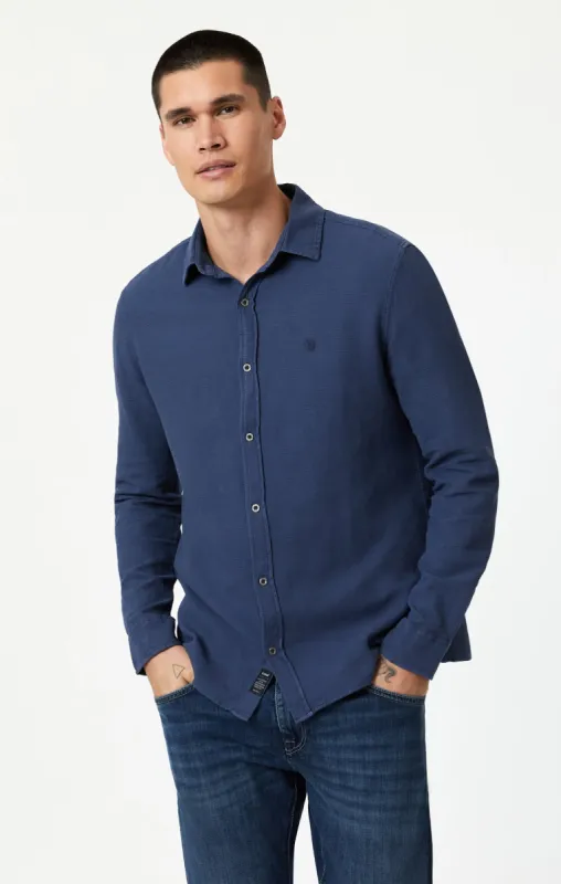BUTTON-UP LONG SLEEVE SHIRT IN SPELLBOUND sold by Mavi
