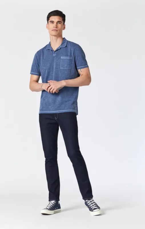 JAKE SLIM LEG JEANS IN RINSE SUPERMOVE sold by Mavi