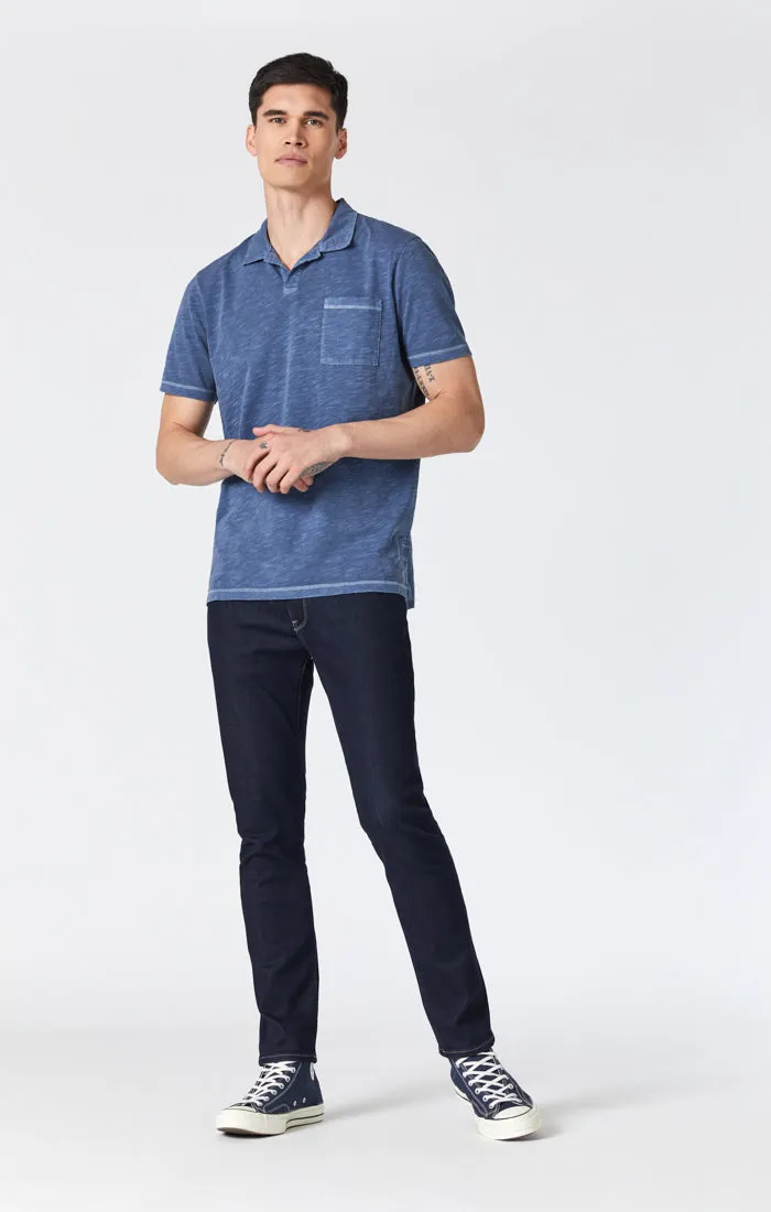 JAKE SLIM LEG JEANS IN RINSE SUPERMOVE sold by Mavi