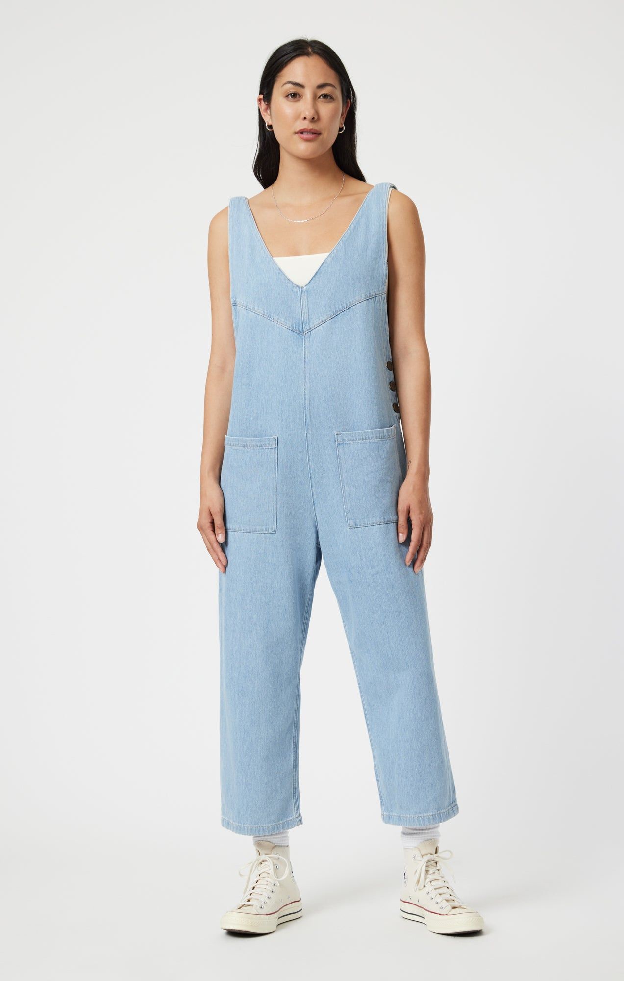 MYRA ROMPER IN LIGHT WELL BLUE sold by Mavi