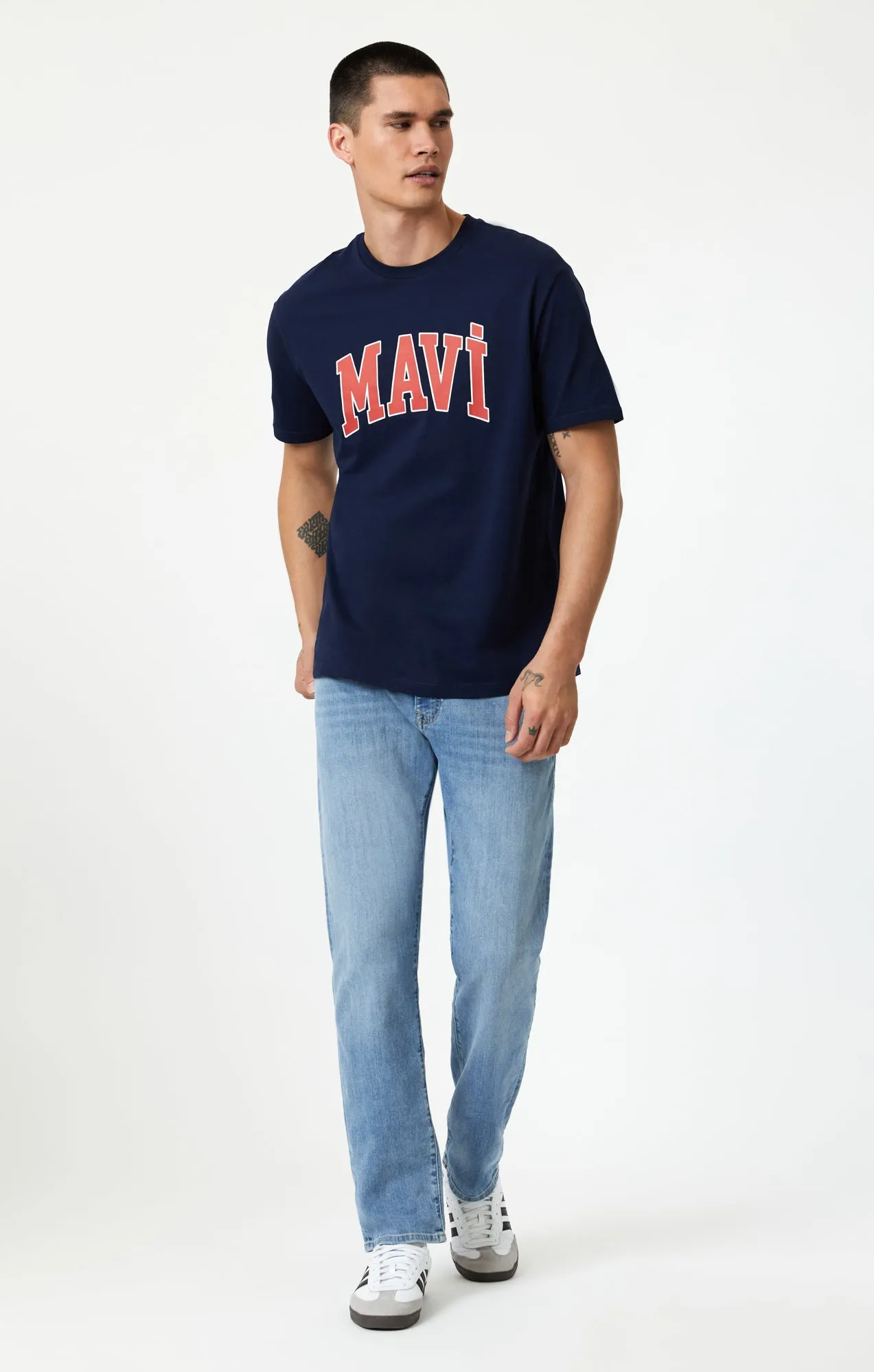 MAVI LOGO T-SHIRT IN MARITIME BLUE sold by Mavi product image thumbnail 4