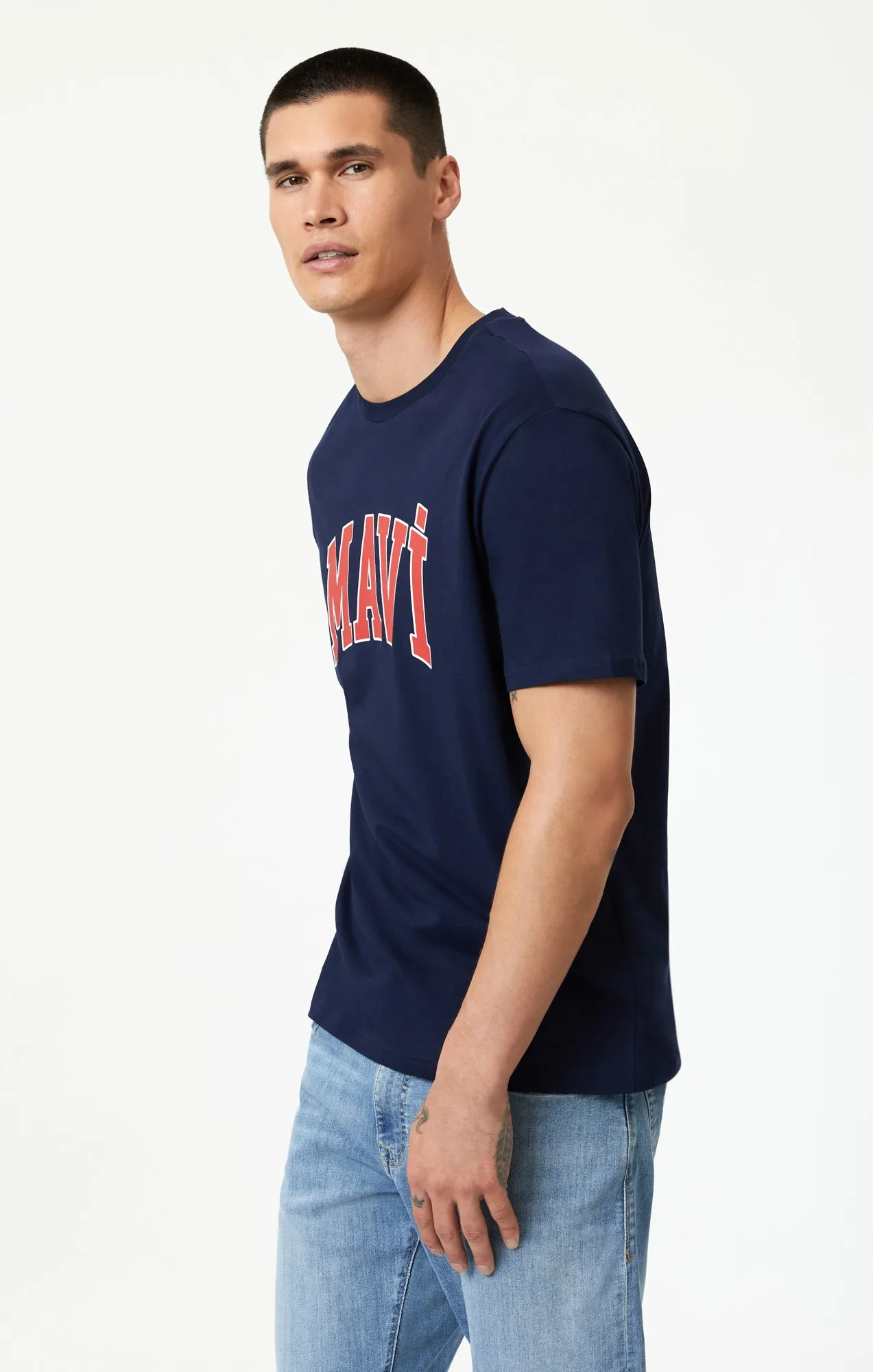 MAVI LOGO T-SHIRT IN MARITIME BLUE sold by Mavi product image thumbnail 2