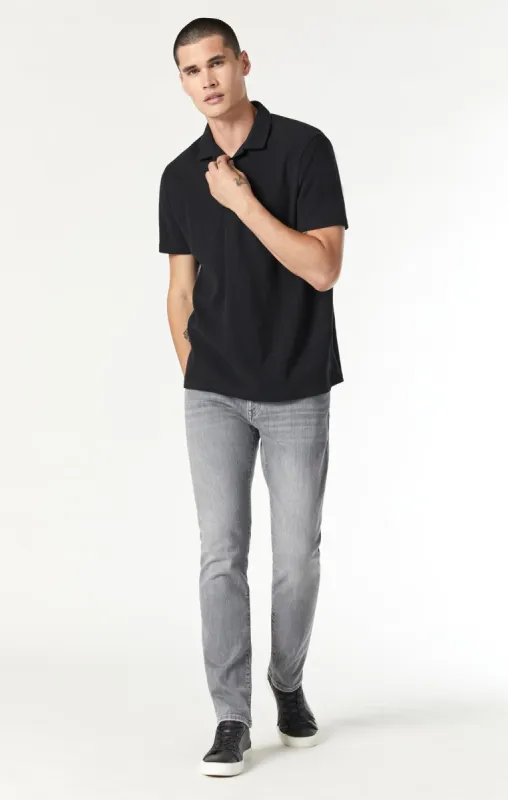 MARCUS SLIM STRAIGHT LEG IN SMOKE BRUSHED ORGANIC VINTAGE sold by Mavi