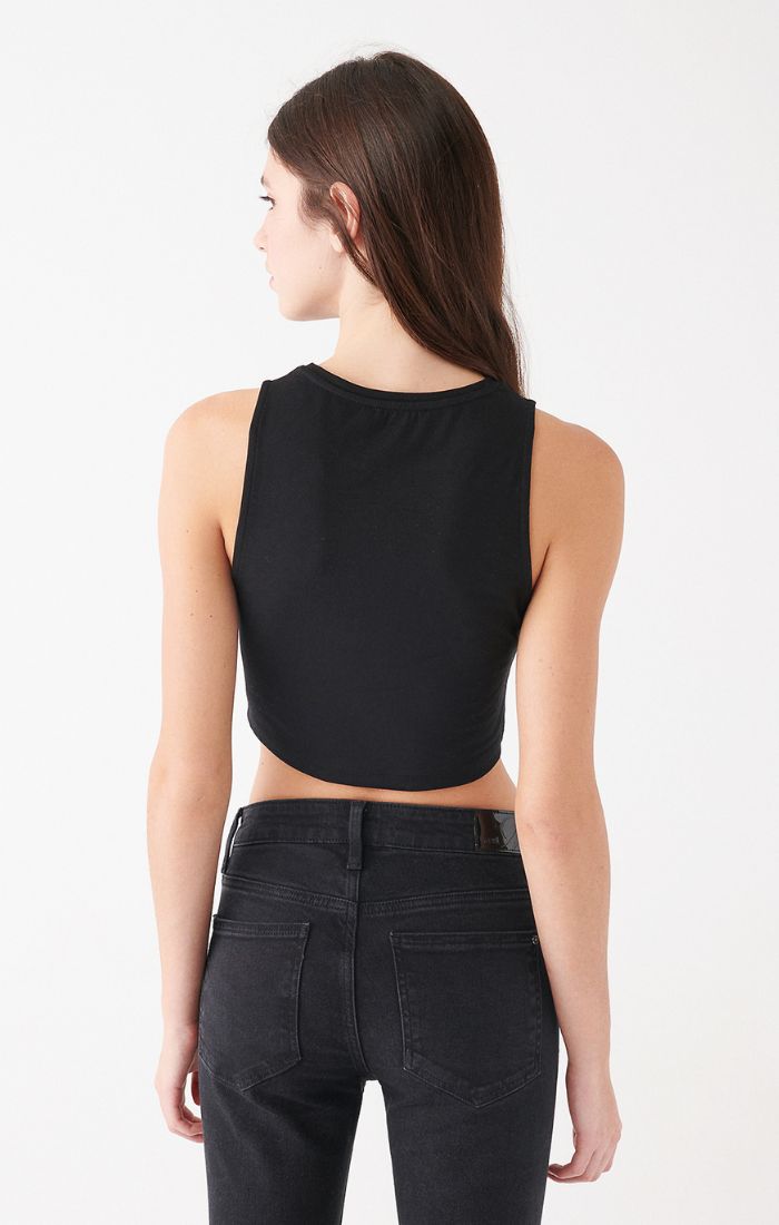 WOMEN'S TANK TOP IN BLACK sold by Mavi product image thumbnail 2
