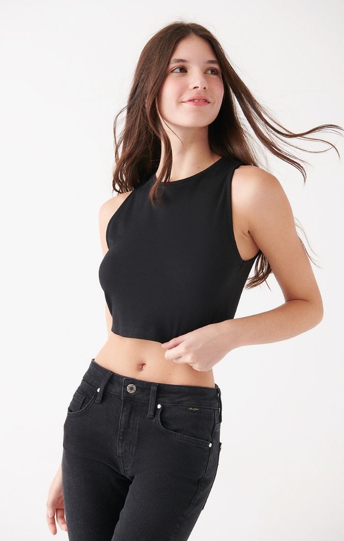 WOMEN'S TANK TOP IN BLACK sold by Mavi