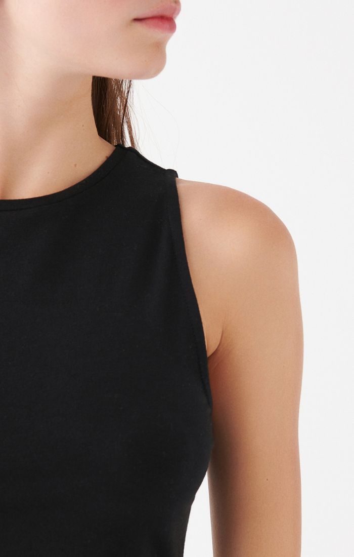 WOMEN'S TANK TOP IN BLACK sold by Mavi product image thumbnail 3