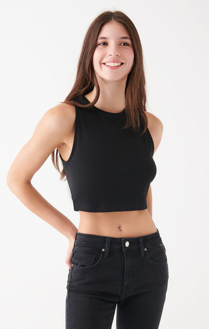 WOMEN'S TANK TOP IN BLACK sold by Mavi product image thumbnail 4