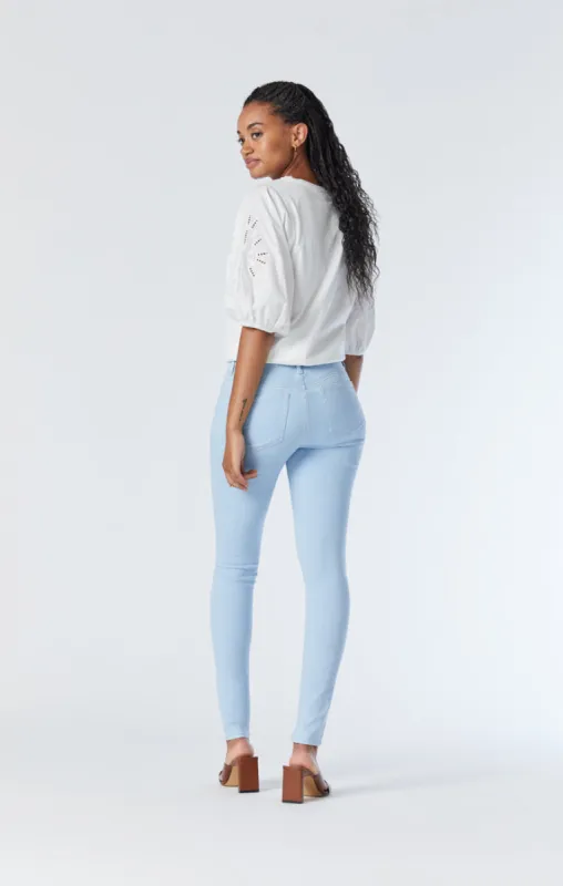 ALISSA SUPER SKINNY JEANS IN ICE BLUE FEATHER BLUE sold by Mavi