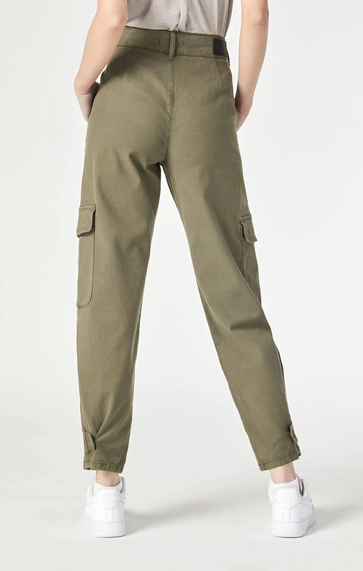 ELSIE CARGO PANTS IN CAPERS LUXE TWILL sold by Mavi product image thumbnail 4