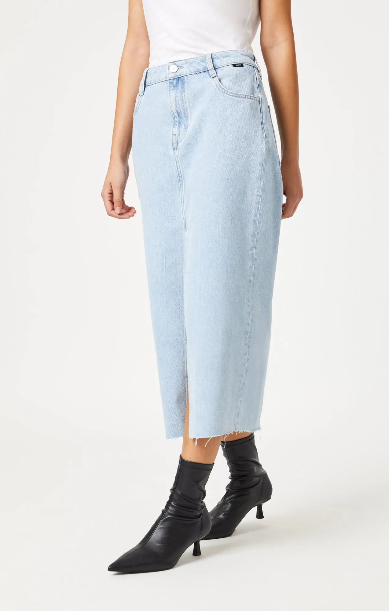MARIN SKIRT IN BLEACHED DENIM sold by Mavi product image thumbnail 4