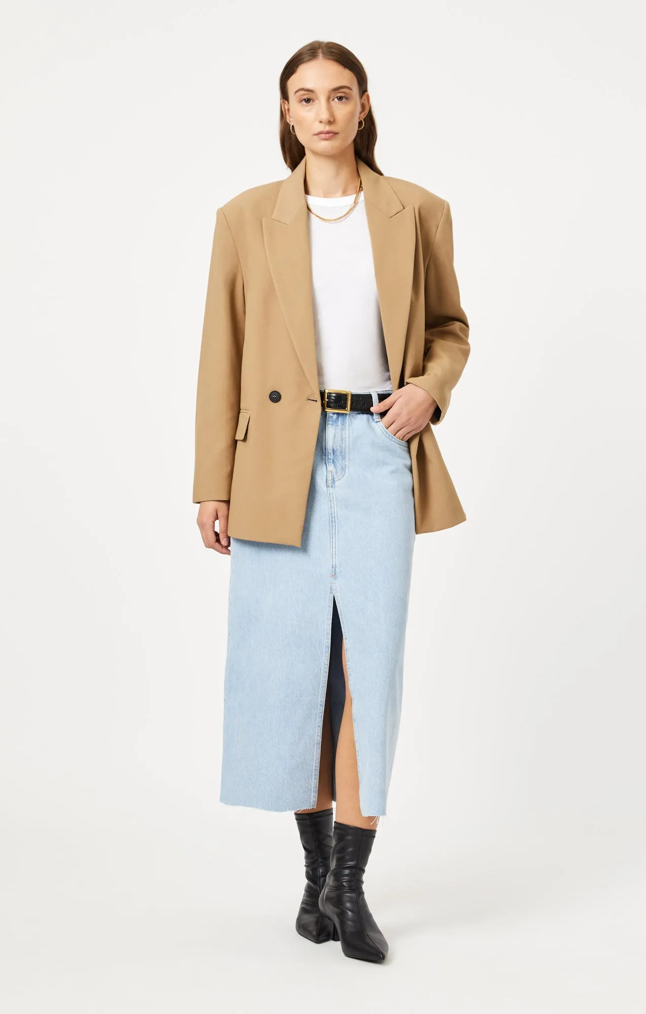 MARIN SKIRT IN BLEACHED DENIM sold by Mavi product image thumbnail 2