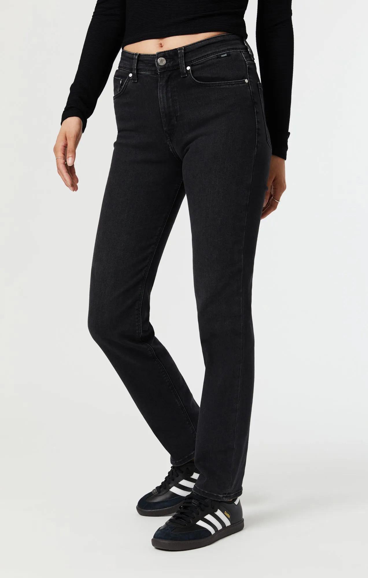 PARIS STRAIGHT LEG JEANS IN SMOKE INDIGO SHAPE sold by Mavi product image thumbnail 4